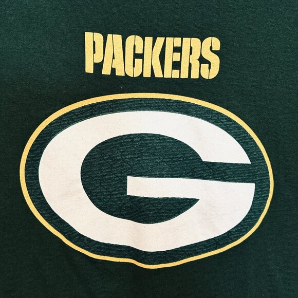 Vintage Green Bay Packers Football Tee T-Shirt Top Short Sleeves Unisex Sz Large - Picture 3 of 5